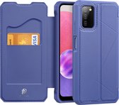 Dux Ducis Skin X Series Samsung Galaxy A03s Cover Book Case Blauw