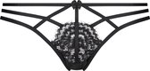 Hunkemöller Dames Lingerie String Eve  - Zwart - maat S