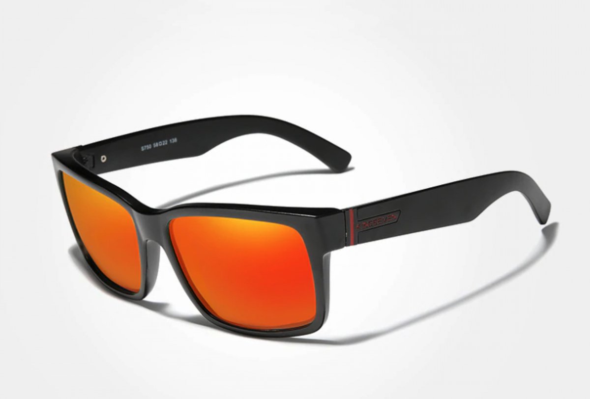 Kingseven zonnebril - UV400 - Gepolariseerd - Zwart - Redstar - Z1901