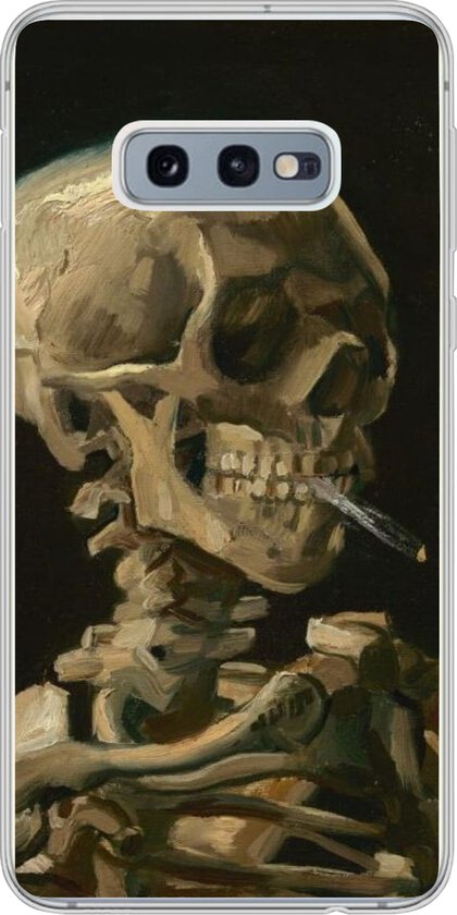 Coque Samsung Galaxy S10e - Tte skelet avec cigarette allume - Vincent  van Gogh -... | bol