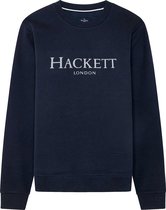 Hackett - Trui Logo Donkerblauw - L - Slim-fit