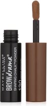 Maybelline Brow Drama Shaping Chalk Powder - 130 Deep Brown - Wenkbrauwpoeder - Bruin - 1 g