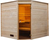 Intergard Sauna binnensauna hoekmodel 215x215cm / 40mm