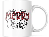 Kerst Mok met tekst: Merry Christmas | Kerst Decoratie | Kerst Versiering | Grappige Cadeaus | Koffiemok | Koffiebeker | Theemok | Theebeker