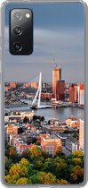 Geschikt voor Samsung Galaxy S20 FE hoesje - Rotterdam - Skyline - Boom - Siliconen Telefoonhoesje
