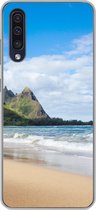 Geschikt voor Samsung Galaxy A50 hoesje - Strand - Tropisch - Hawaii - Siliconen Telefoonhoesje