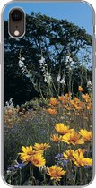 Geschikt voor iPhone XR hoesje - Bloemen - Natuur - Kleur - Siliconen Telefoonhoesje