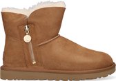 UGG W Bailey Zip Mini Vachtlaarzen -  Warme Laarzen - Dames - Camel - Maat 40