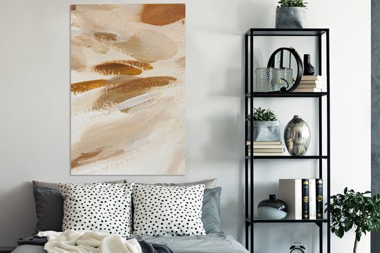 Peinture - Peinture - Beige - 90x140 cm - Décoration murale