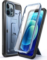 Supcase 360 Backcase hoesje met screenprotector iPhone 13 Pro Blauw