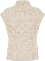 Vero Moda Trui Vmgeorgia Sl Highneck Vest Ga 10251260 Birch Dames Maat - S