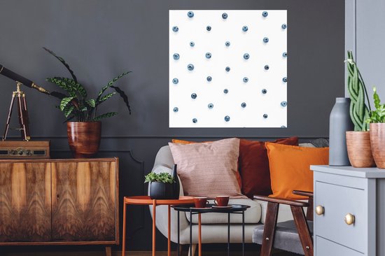 Stickers muraux - Été - Baie - Blauw - 80x80 cm - Feuille adhésive