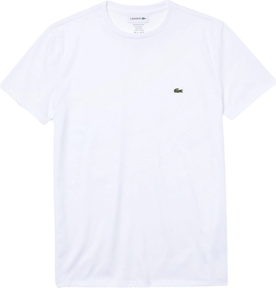 Lacoste Heren T-shirt – 4XL Wit