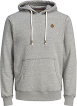 JACK & JONES Sweatshirt voor heren lichtgrijs gemêleerd