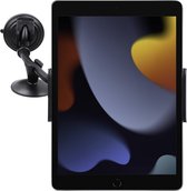 Shop4 - iPad 10.2 (2021) Autohouder Raam Telefoon en Tablet Houder Zwart