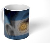 Mok - Koffiemok - Vlag van Argentinië - Mokken - 350 ML - Beker - Koffiemokken - Theemok