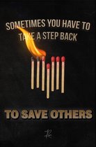 Walljar - Save Others - Muurdecoratie - Poster met lijst