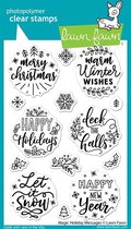 Magic Holiday Messages Clear Stamps (LF2676)