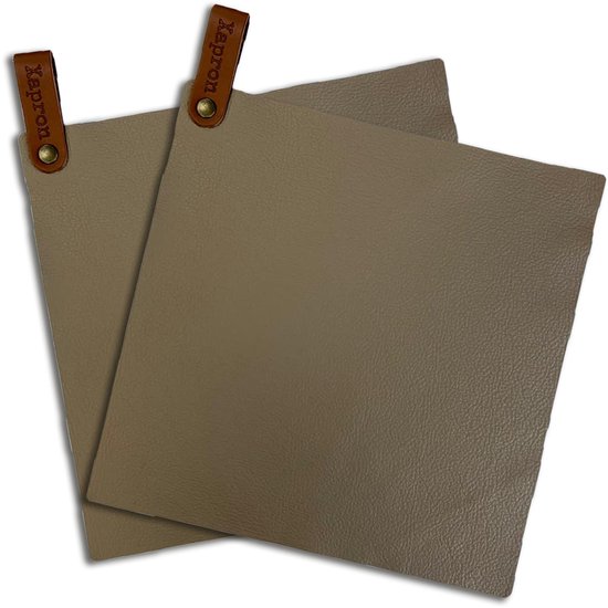 Xapron Leren Pannenlappen Bovine kleur Safari