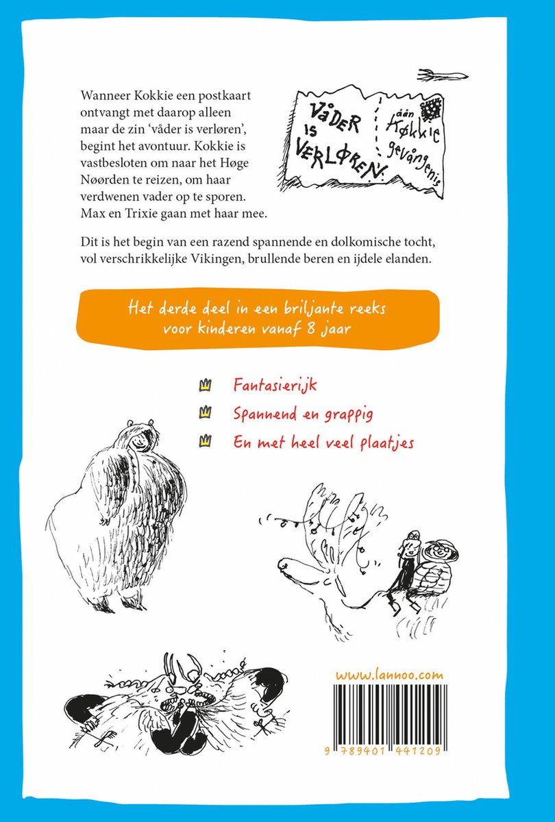 De keukenprins van Mocano 3 - De keukenprins van Mocano III - Reis naar het Høge Nøørden - back cover
