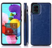 Samsung Galaxy A51 wallet case - blauw