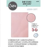 Sizzix 3D Embossing Folder - Textured Impressions - Knitted