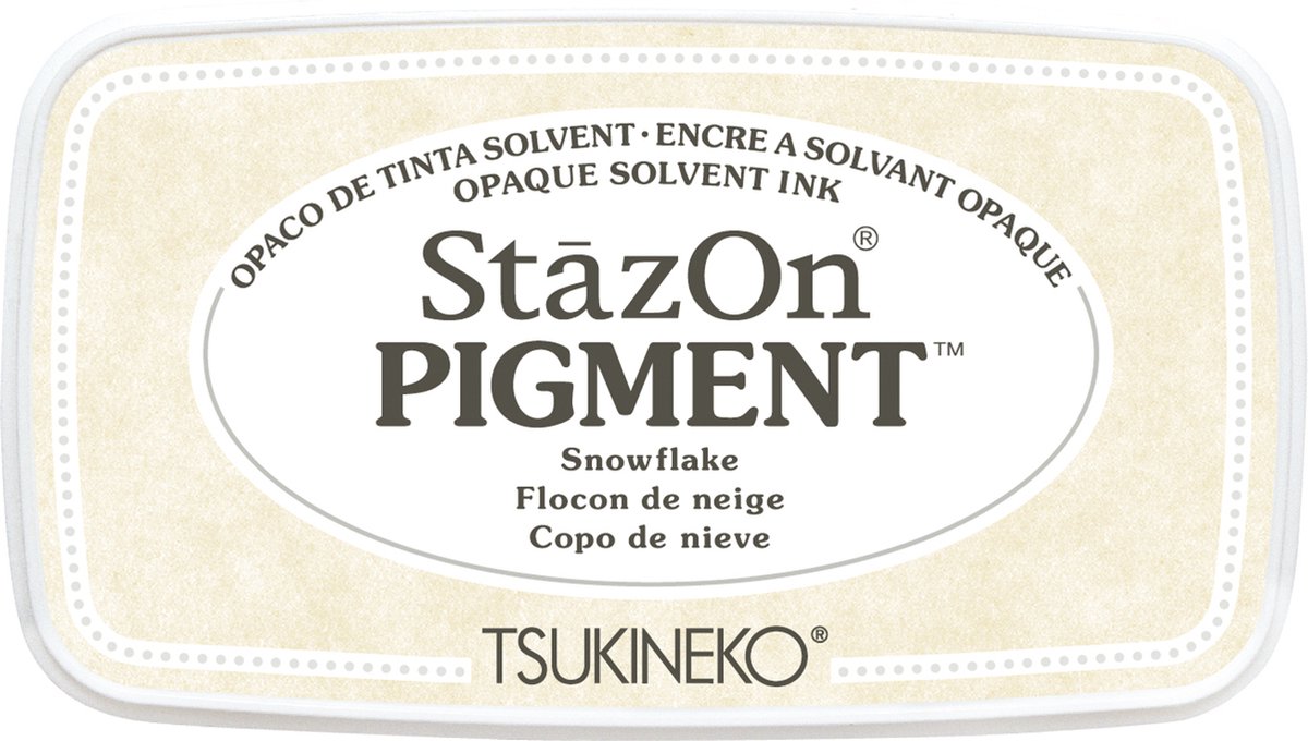 Stempelkussen snowflake - Stazon pigment - Tsukineko