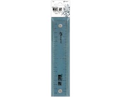 Ranger Make art Perfect aligning magnetische liniaal - 18cm