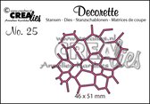 Crealies Decorette cutting die no.25 mosaic