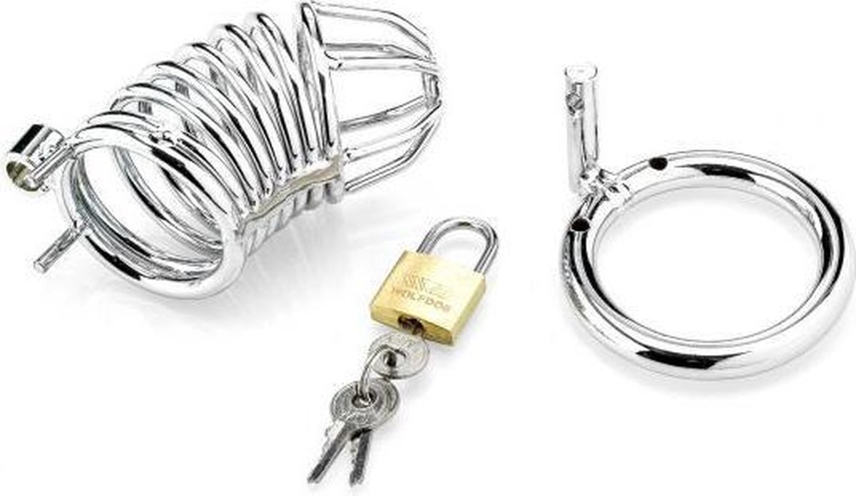 Goedkoopste Geringde Kuisheidskooi met Cockring 45 MM