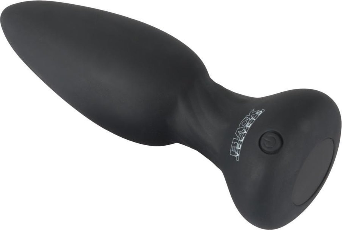 Shaking Buttplug met Afstandsbediening - Zwart