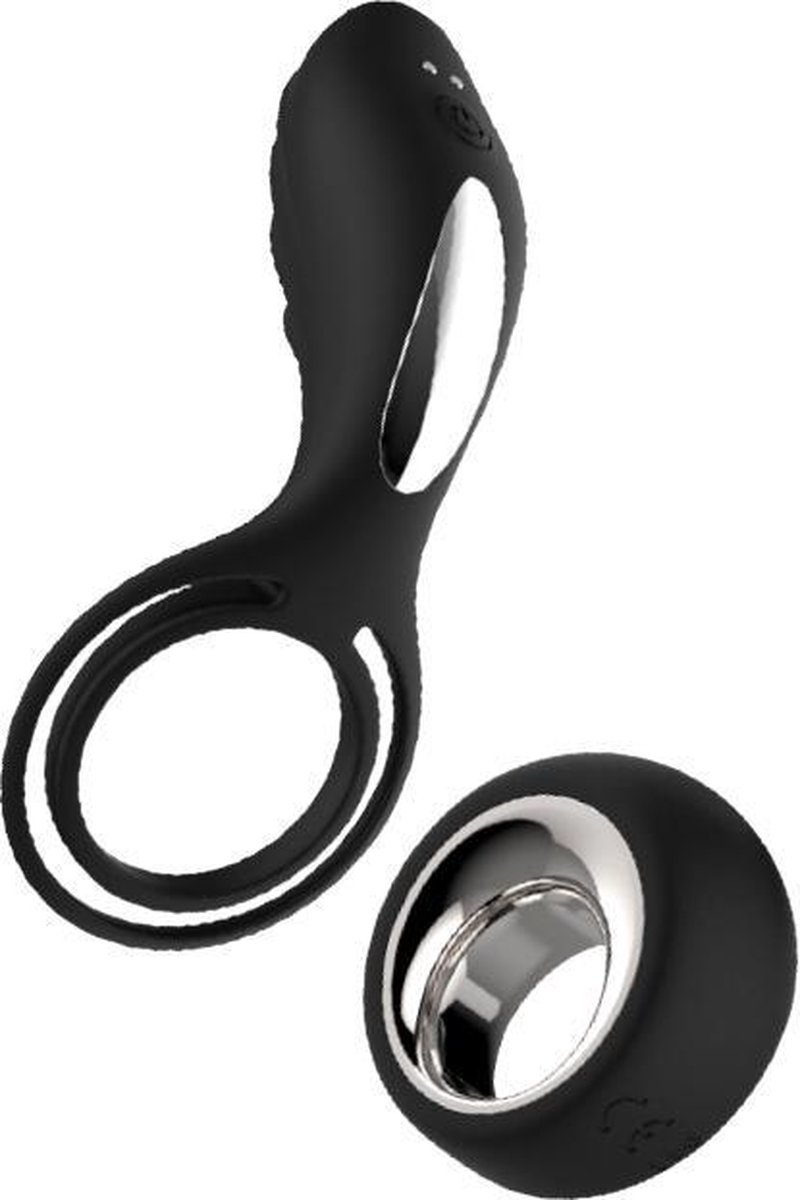 Vibrerende Cockring - Midnight Magic Okeanos Remote