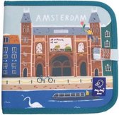 tekenboekje Amsterdam 20 x 40,6 cm blauw 5-delig