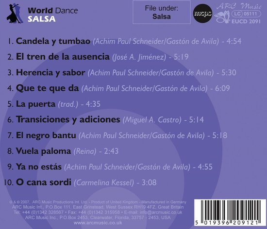 Tumbao - World Dance: Salsa (CD) - various artists