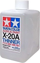 Tamiya X-20A Thinner for Acryl - 250ml Verdunner