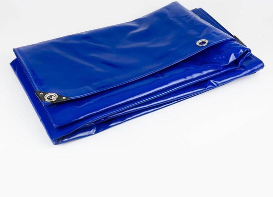 Afdekzeil 2x3 m Blauw PVC (650gr/m2) - Bisonyl 2x3 Dekkleed / 2x3 Dekzeil