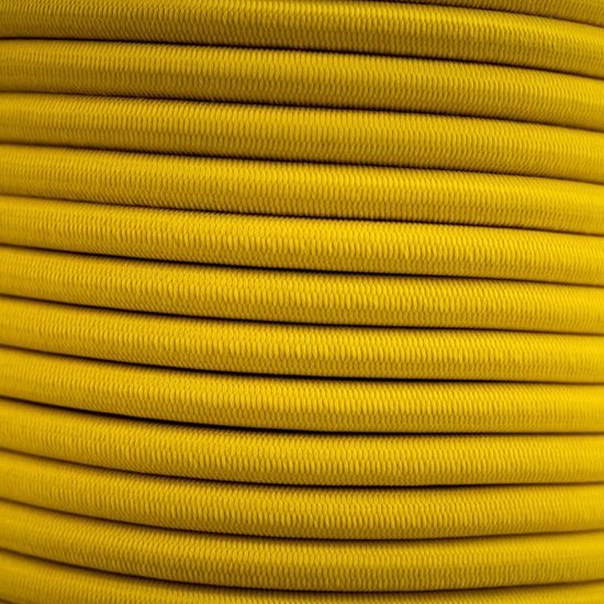 Afdekzeilwinkel - Elastisch koord 4mm geel op rol - 100 meter — afbeelding 4