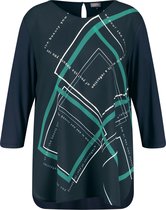SAMOON T-shirt met 3/4 mouwen