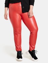 SAMOON Imitatieleren 5-pocket-broek Betty