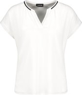 TAIFUN Blouseachtig shirt met chiffon laagje