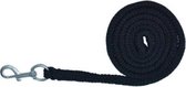 Lex & Max Halstertouw Favourite 2 Meter Polyester Zwart