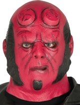 Fiestas Guirca Verkleedmasker Demoon Latex Rood/zwart One-size