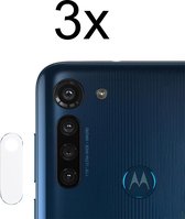 Beschermglas Motorola G8 Plus Screenprotector - Motorola G8 Plus Screen Protector Camera - 3 stuks