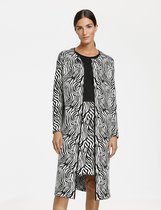 GERRY WEBER Dames Lang vest met zebradessin