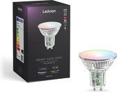Ledvion GU10 LED Lamp, Smart Lamp, Dimbare LED Lamp, RGB, CCT, 5W, LED Spot, Dimmer, Wifi, App