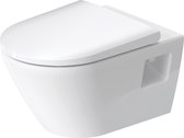 Duravit D-Neo hangtoilet met wondergliss 37x54x40cm Wit