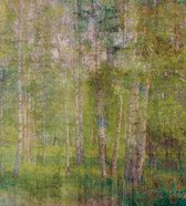 Fotobehang - Leaves Abstract 225x250cm - Vliesbehang