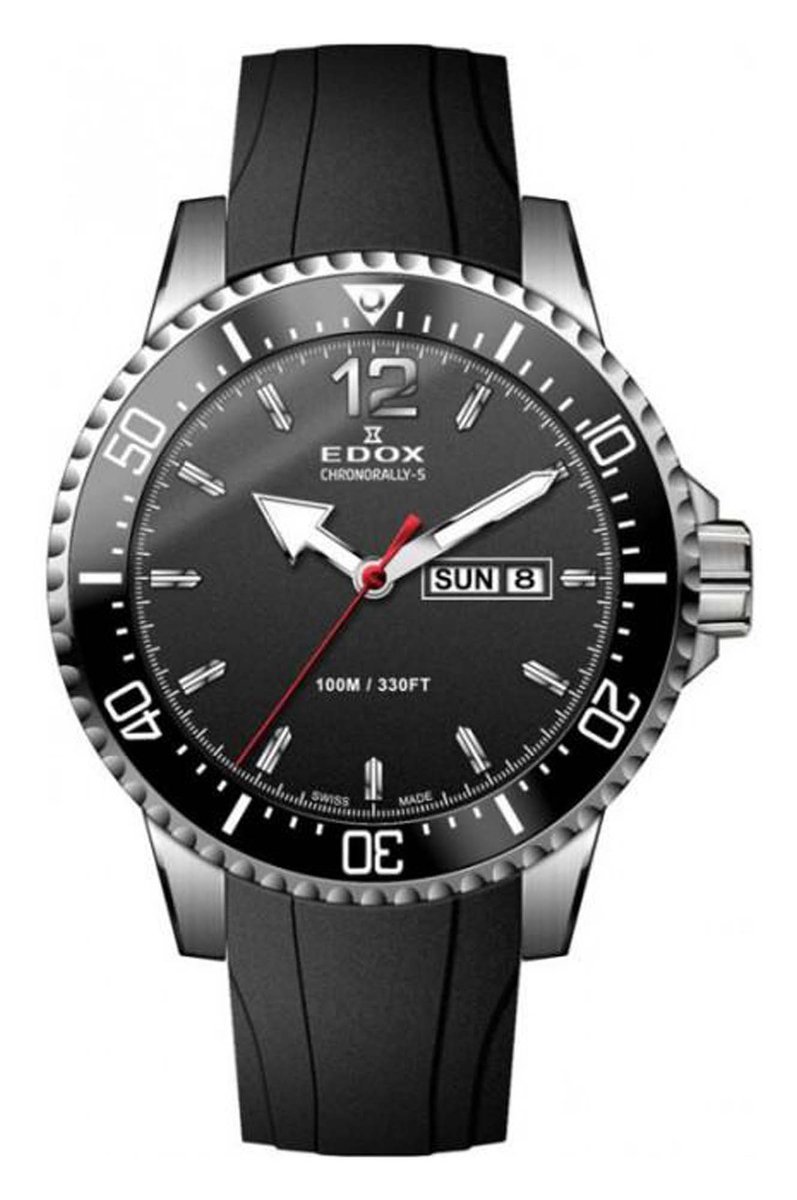 Edox chronorally 84300 3CA NBN Mannen Quartz horloge