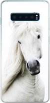 Geschikt voor Samsung Galaxy S10 Lite hoesje - Paarden - Boerderijdieren - Manen - Siliconen Telefoonhoesje