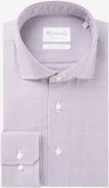 Rood wit pied de poule shirt-boordmaat: 45